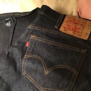 Levi’s 501 Men’s button fly jeans